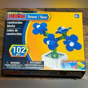 Make-It Blocks Blue Flower
